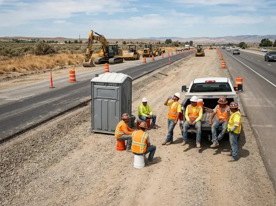 highway-road-construction-crew-007 — frequently asked questions, Porta Potty and Restroom Rentals in Mira Monte, CA